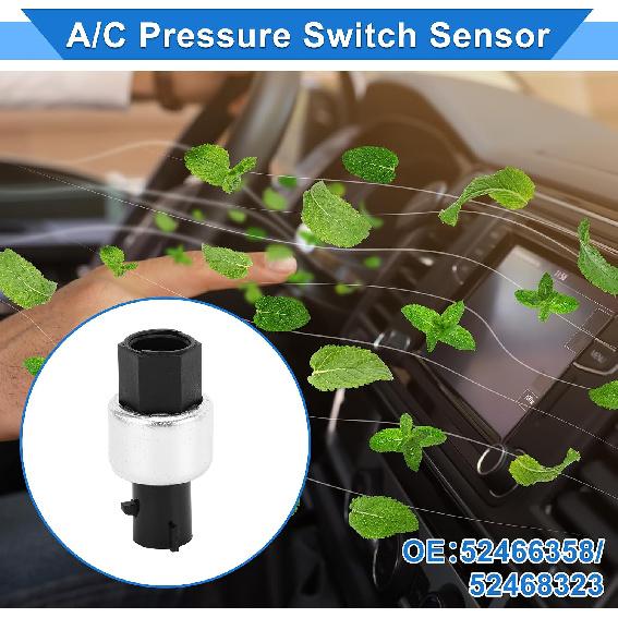 1 Pc A/C Pressure Switch Sensor for Chevrolet Tahoe 1995-2000 Engine Air Conditioning Refrigerant Pressure Transducer 52466358/52468323