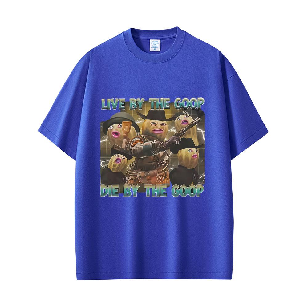 The Burnt Peanut Goop Goop Goop Funny Meme Tshirt Unisex Women Casual Humor T Shirts Unisexs Cotton Oversized Short Sleeve Tshirts