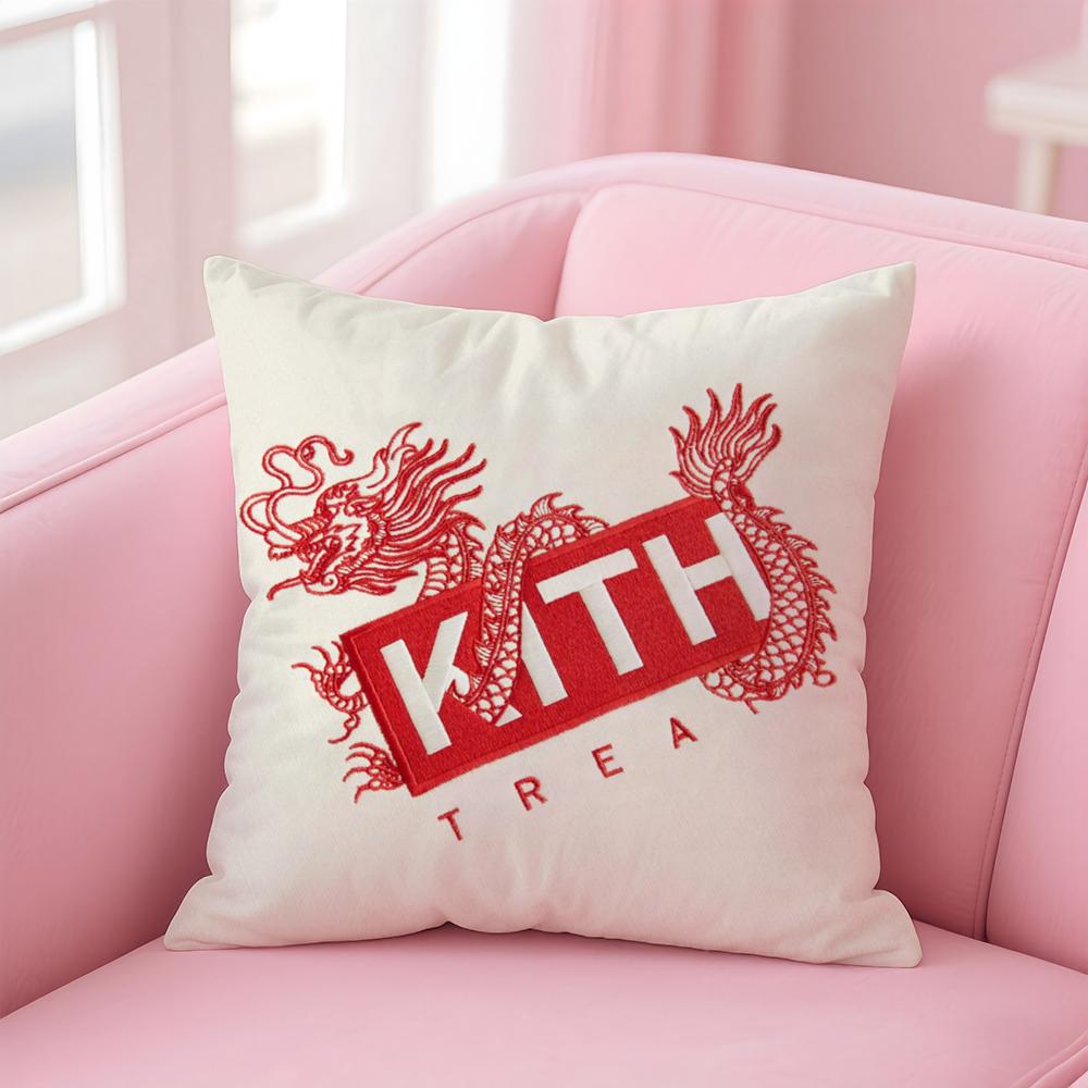 Классический логотип K-KITH Наволочка Удобная Двусторонняя Наволочка Идеально для Автомобиля Дивана Спальни и Не Только