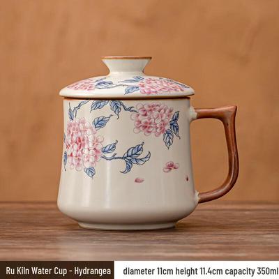 Керамическая персональная кружка с крышкой из рудника Шанци