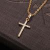 Color Rhinestone  Choker Zinc Zinc Alloy Cross Necklaces Clavicle Chains Korean Style Women Necklaces