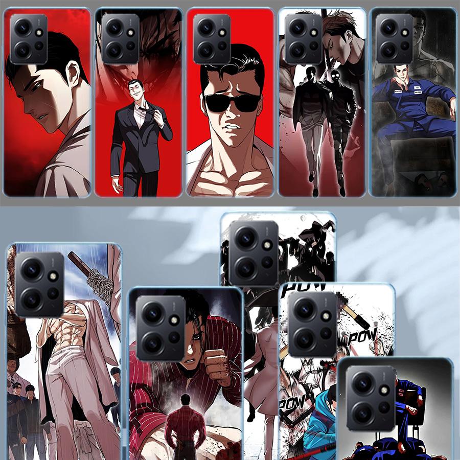 Чехол Jonggun Lookism для Redmi Note 14 15 Pro 5G 13 12 Pro Plus 11 11T 11E 11S 10 Pro 10S 9 9S Прозрачный силиконовый чехол Capa