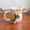 1 шт. 11 унций керамическая кружка для кофе для любителей пива с двухсторонним принтом, забавная повседневная чашка для дома или офиса, отличный выбор для подарка друзьям