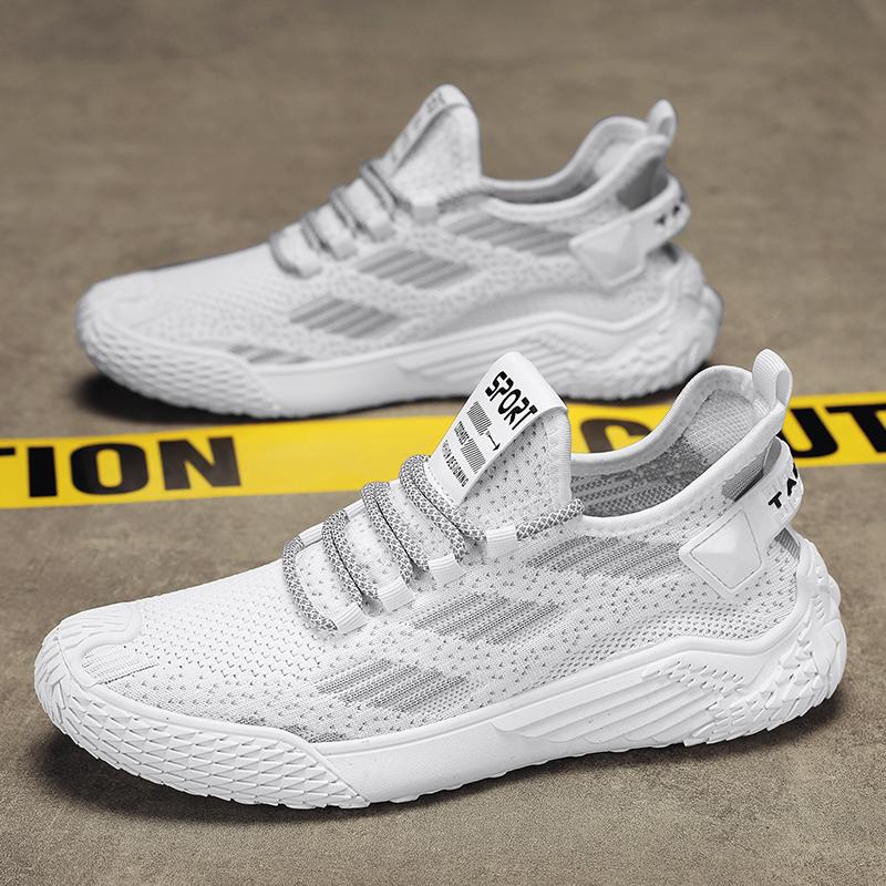 Обувь для мужчин Повседневная обувь Повседневные кроссовки Спортивные и досуговые мужские кроссовки Ткань Износостойкая Универсальная Вентиляция Мода