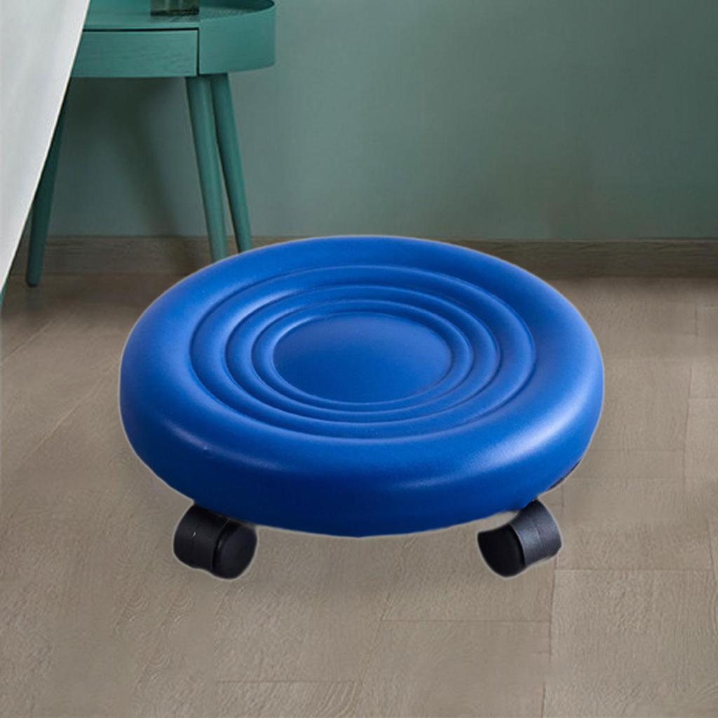 Низкий вращающийся стул на колесах, стул для педикюра, вращающийся на 360° стул-стремянка, низкое сиденье на роликах для гаража, мастерской, спорта