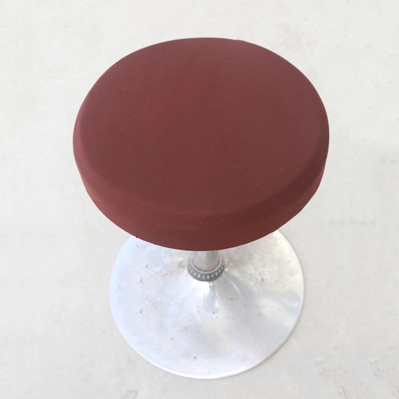 Домашний табурет, круглый чехол на стул, чехол с цветочным принтом, чехол на сиденье из спандекса, эластичный барный стул, разноцветный