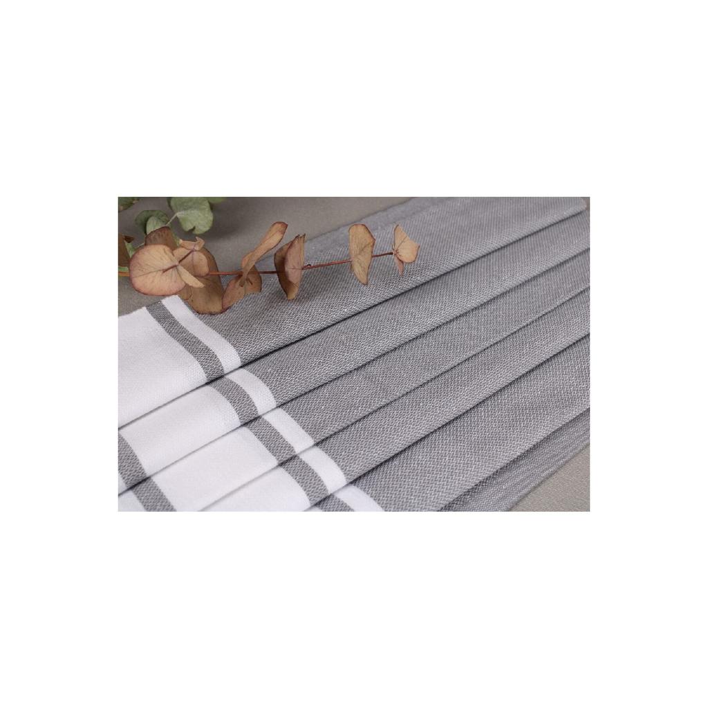 Пештемаль, Темно-серый Пештемаль, Хлопковая салфетка 60х90 см, Пештемаль для турецкой бани, Пештемаль для духовки,