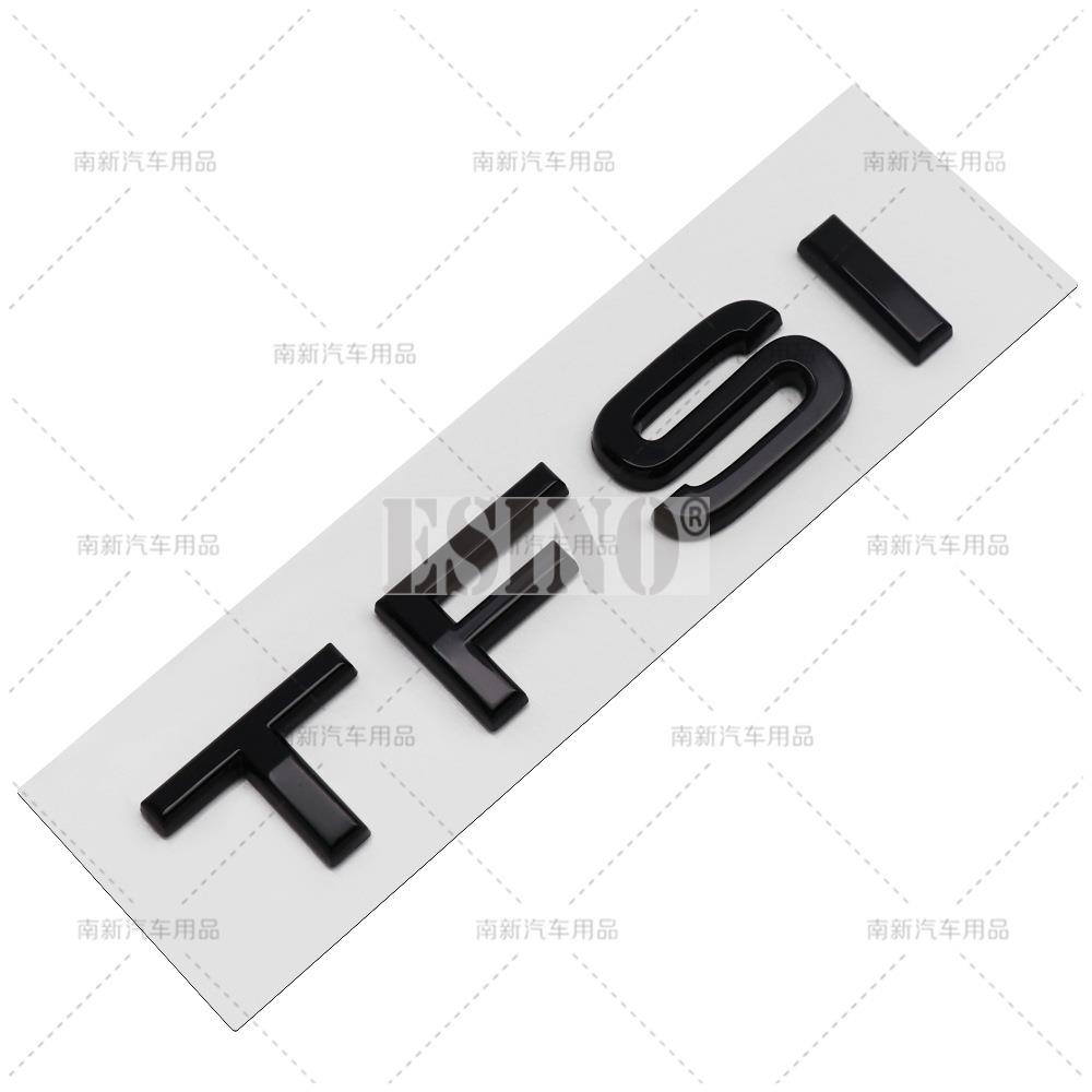 TFSI 3D ABS Adhesive Emblem Trunk Badge Fender Sticker Body Decal for f2 A3 A4 A5 A6 A7 A8 Q3 Q5 Q6 Q7 Q8
