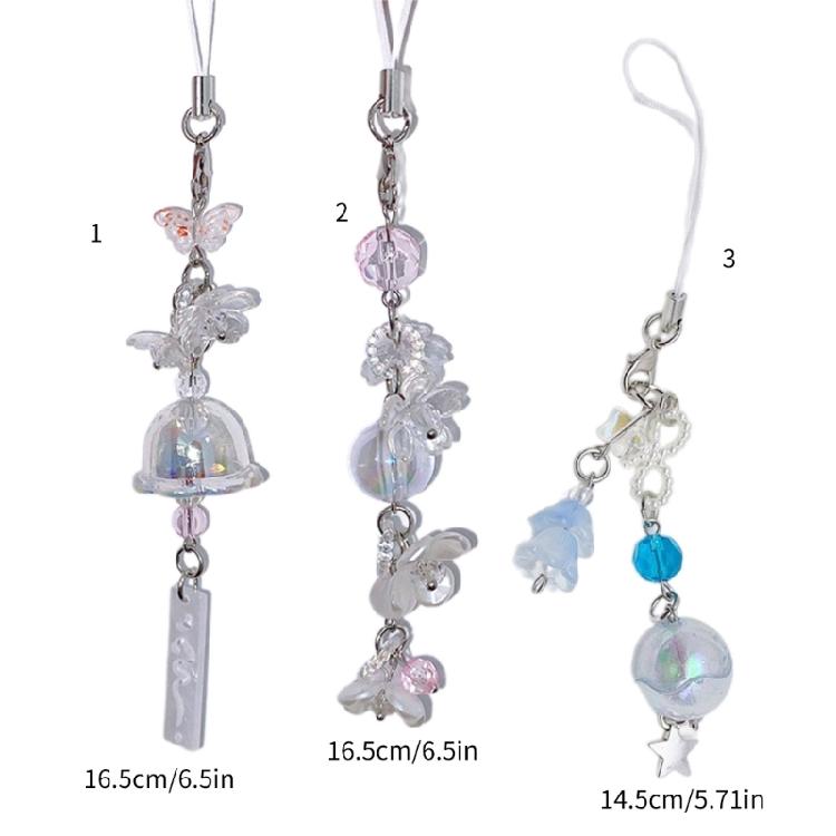 Шарм для телефона Медуза Цветок Подвеска Брелок Брелок Украшение для сумки Ювелирное украшение Подарок