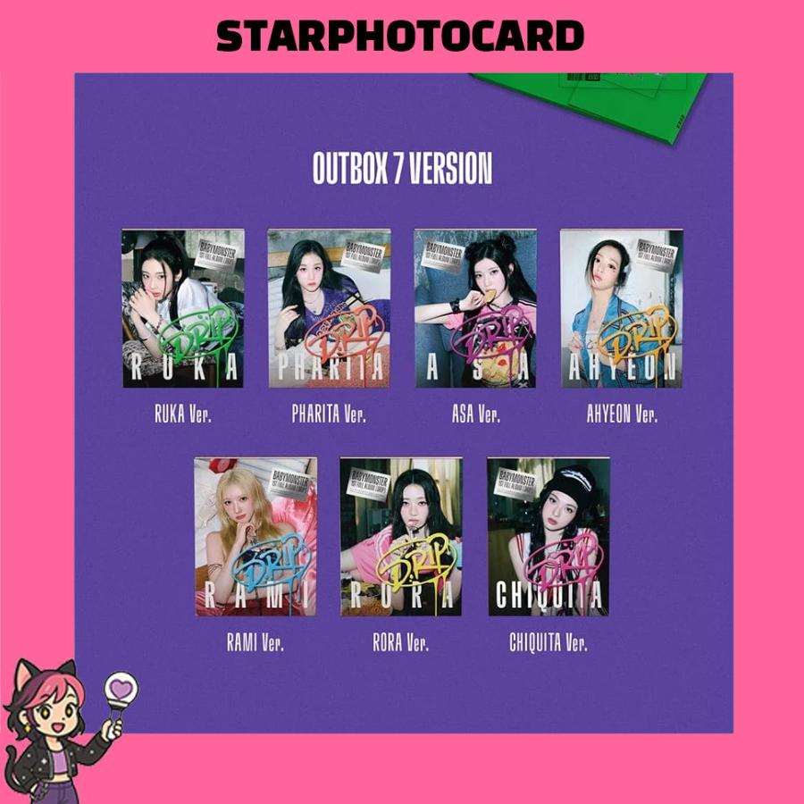 [READY STOCK] BABYMONSTER - 1st FULL ALBUM DRIP YG TAG
