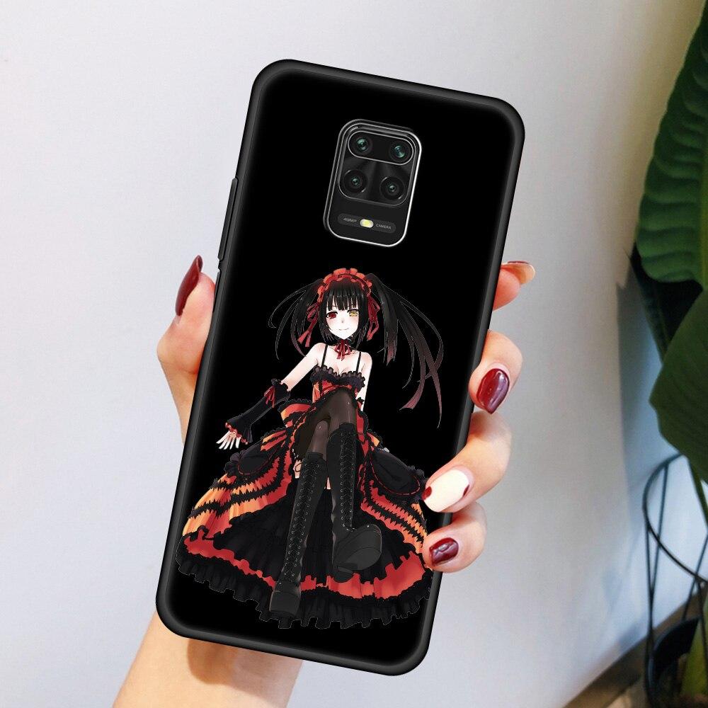 Чехол для телефона Date a Live Tokisaki Kurumi Funda для Xiaomi Redmi Note 8 11 10 Pro 10S 9S 9 9T 8T 9C 9A 8A 7 K40, игровой мягкий чехол