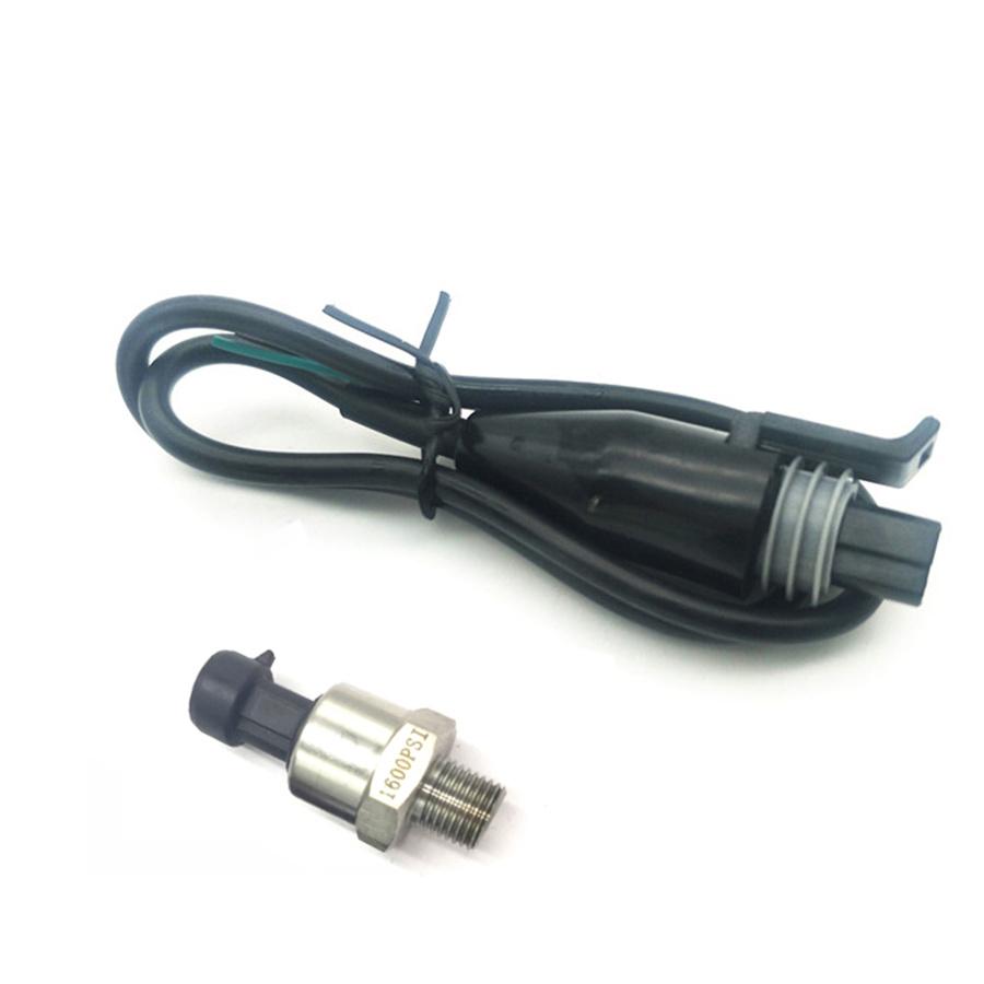 Универсальный датчик 1600 PSI Преобразователь давления масла топлива воздуха воды DC 12V 1/8" NPT