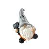 Halloween Pumpkin Gnomes with Witch Hat Resins Figurine Festives Decoration For Indoor and Outdoor Party Garden Decors