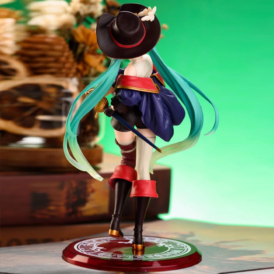 Anime Hatsune Miku Figure Fairy Tale Wonderland Hatsune Miku Puss in Boots Kawaii Action Figures Adult Collection Model Toy Gift