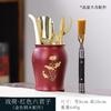 Premium Copper Tea Ceremony Tools Set Six Gentlemen Gongfu Tray Accessories Modern Chinese Style