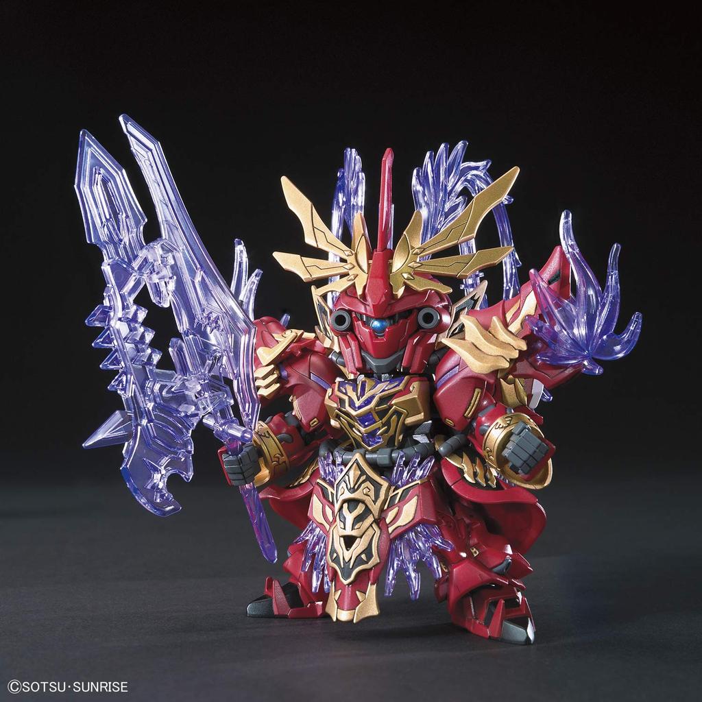 Пластиковая модель лошади с красным кроликом BANDAI SPIRITS SD Gundam Sangoku Soketsuden Lufu Sinanju BAS5057610 и цветовой код