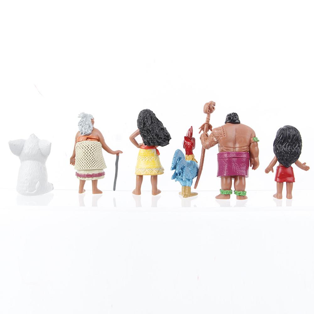 10 шт. Топперы для торта Моана, мини-фигурки для дня рождения, принадлежности для вечеринки