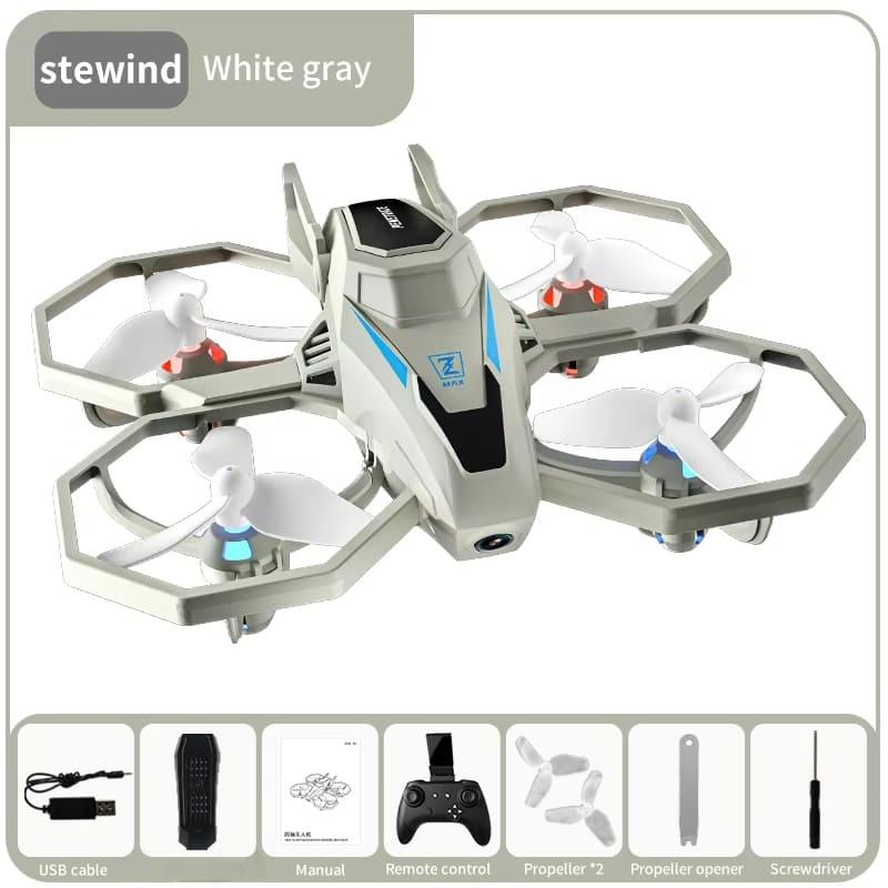 Новый мини-дрон с защитой от падений, интеллектуальная система обхода препятствий, цветная подсветка, однокнопочный режим объемного видения, безголовый режим, вращающийся на 360°, игрушка-дрон для аэрофотосъемки в подарок