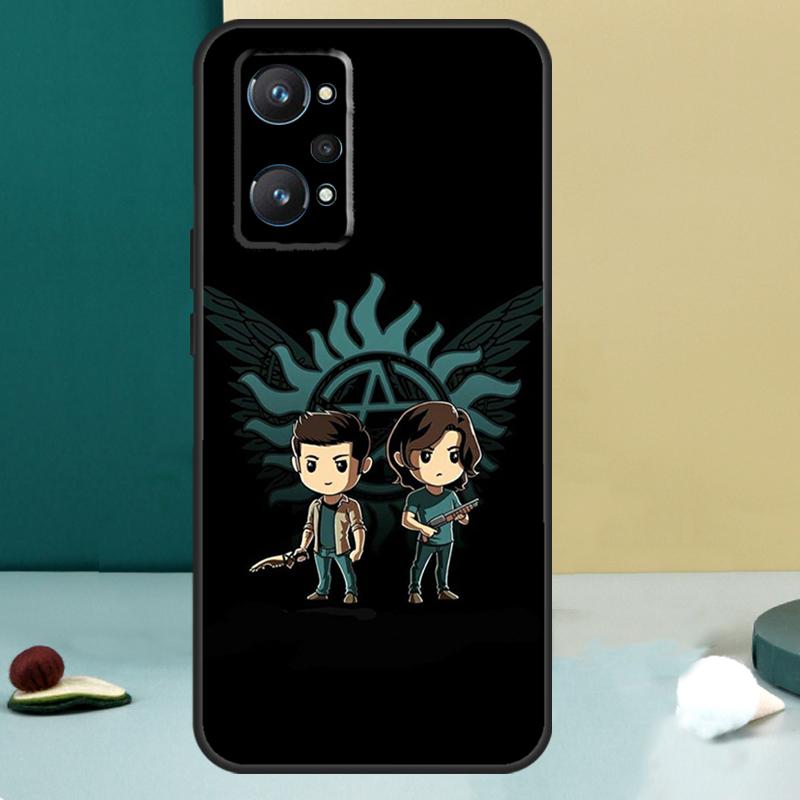 Чехол для телефона Realme 14 13 Pro Plus 10 11 12 GT 5 6 6T GT7 Pro C61 C55 C53 C51 C21Y C25S C75 C67 с изображением сериала «Сверхъестественное»