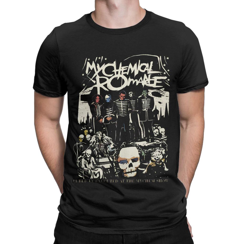 My Chemical Romances T-Shirt Men Vintage Cotton Tee Shirt O Neck Short Sleeve T Shirts Gift Idea Tops