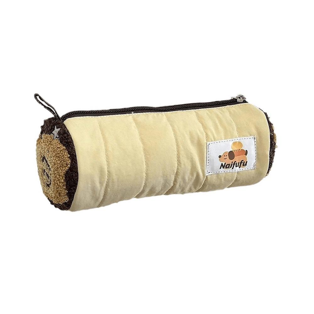 Cute Puppy Pen Bag Cartoon Multifunctional Pencil Case Large Capacity Stationery Bag School