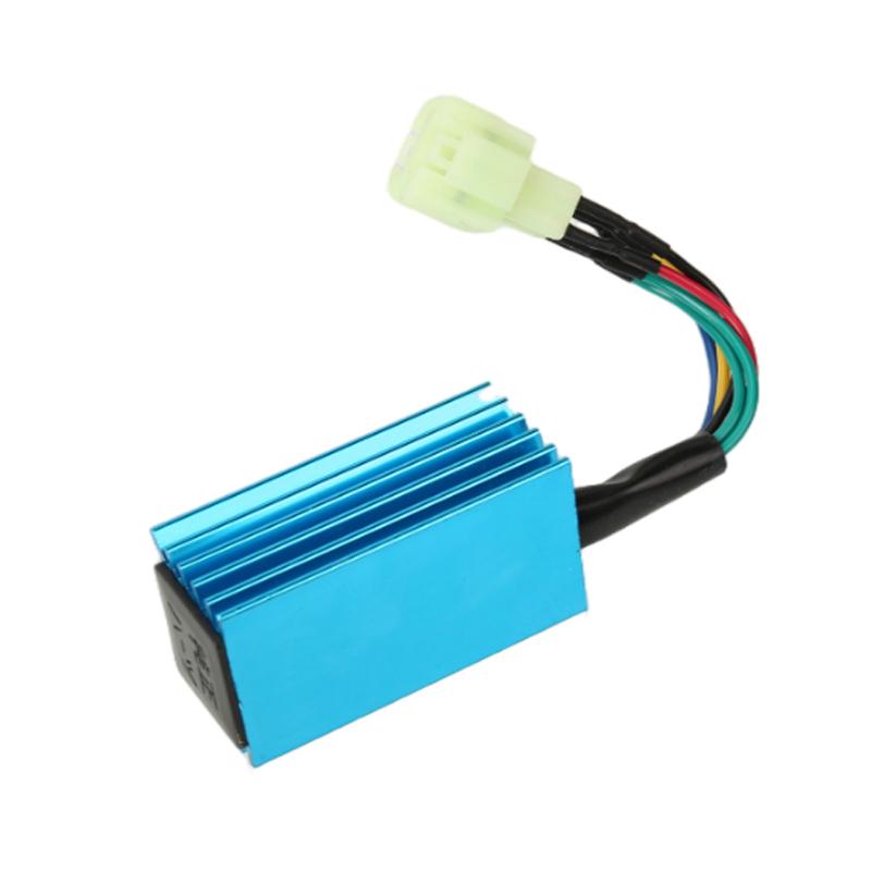 6 Pin Aluminum Alloy Racing CDI AC Box for GY6 XR50 70 90 CG125 Motorcycle 140CC 150cc 200cc Enginen Pit Bike Scooter ATV