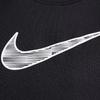 Nike Футболка с логотипом и круглым вырезом, короткий рукав, детские топы, цвет черный HF8079-010