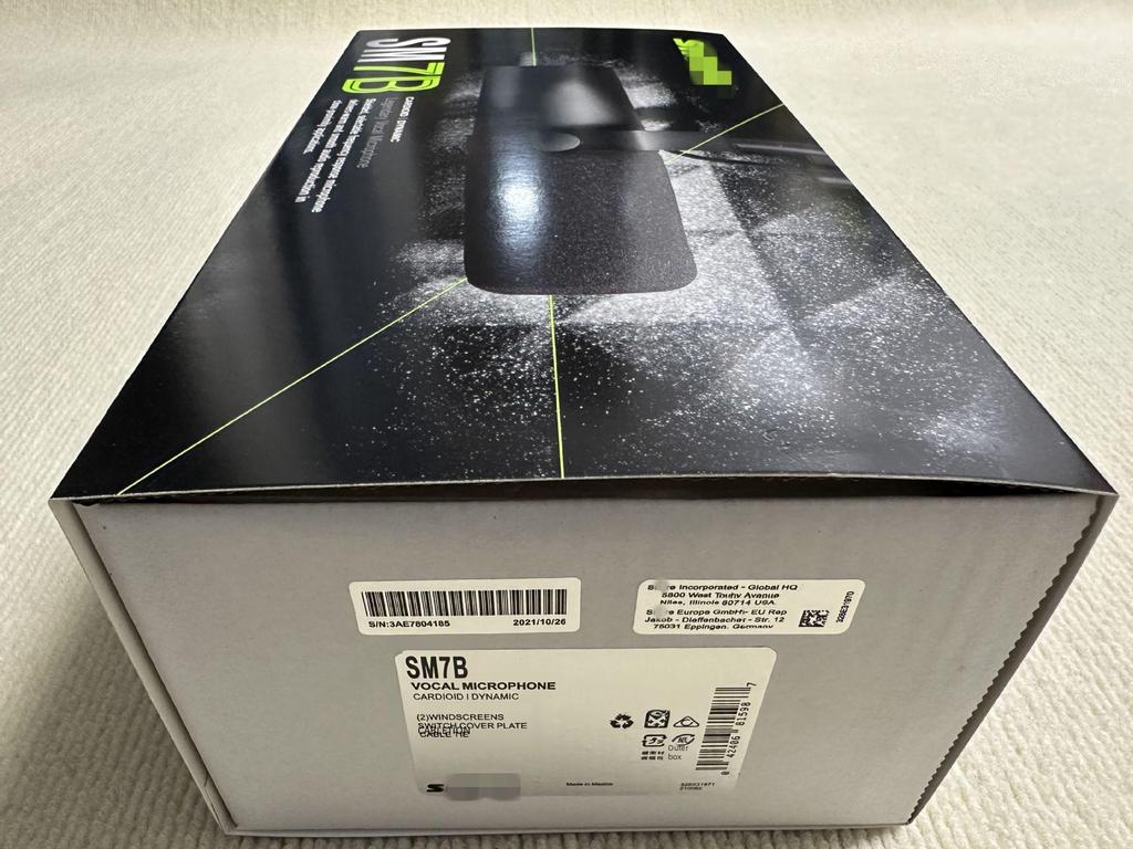 SM7B Профессиональный проводной динамический микрофон для записи в прямом эфире и трансляции