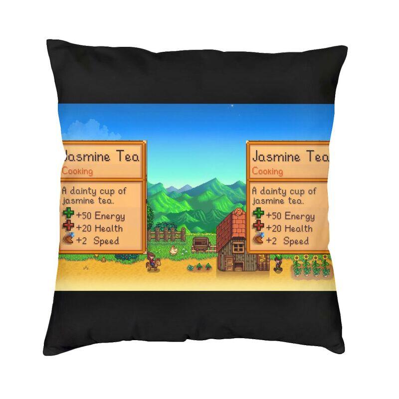 Stardew Valley Видеоигрок Молочный Чехол на Подушку Диван Домашний Декор Квадратный Декоративный Чехол на Подушку 45x45см