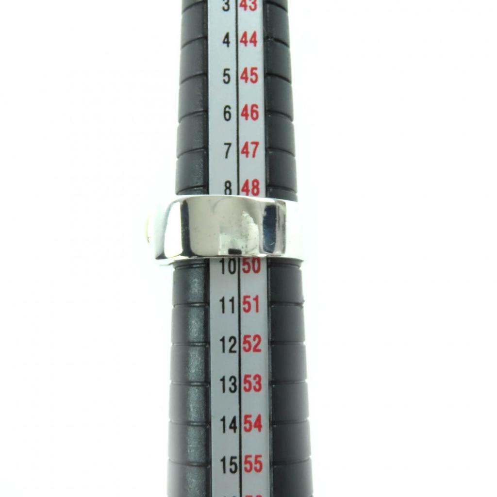 Excellent HERMES Ring Bucket Ring Silver gold 925 Women 50 Used