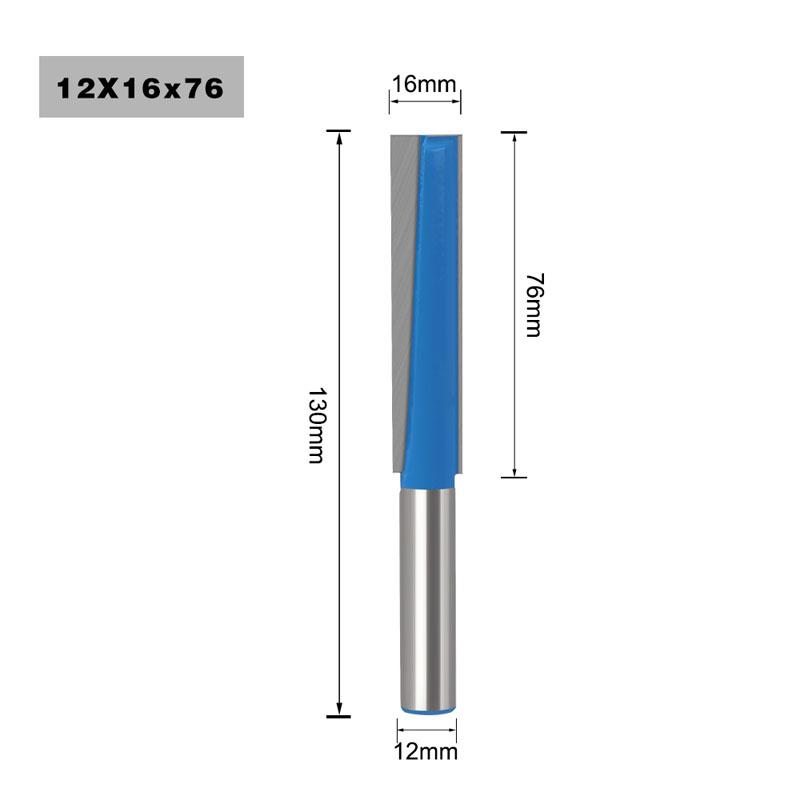 1/3PC 12mm 12.7mm Shank Lengthened Cleaning Bottom Keyhole Router Bit Diameter 16,18,20mm Engraving Machine Woodworking