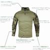 Combat Desert Tactical Military Combat Shirt [zuoxiangru] Airsoft/Camouflage Suit, Uniform, (LM, XXL) [Moisture-wicking, Breathable,