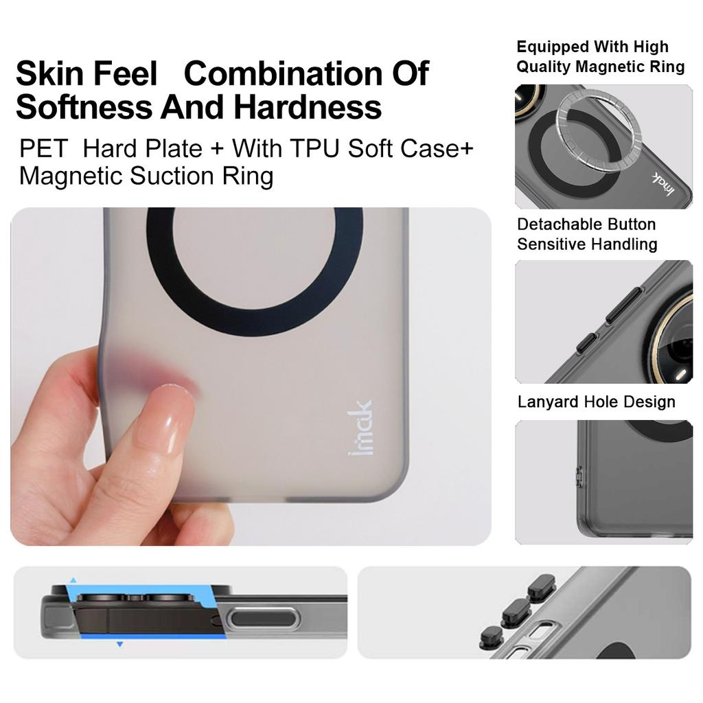 Для OPPO K12s 5G чехол для телефона IMAK Chocolate Magnetic Case