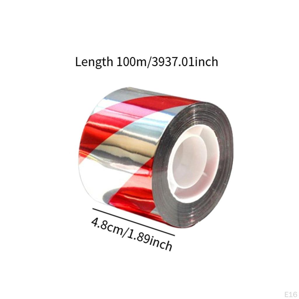 Лента для отпугивания птиц, светоотражающая, предотвращает нападение птиц, двухстороннее средство отпугивания