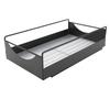 Pull Out Cabinet Organizer Carbon Steel Smooth Sliding Silent Slide Out Pantry Shelves for Bathroom Wardrobe