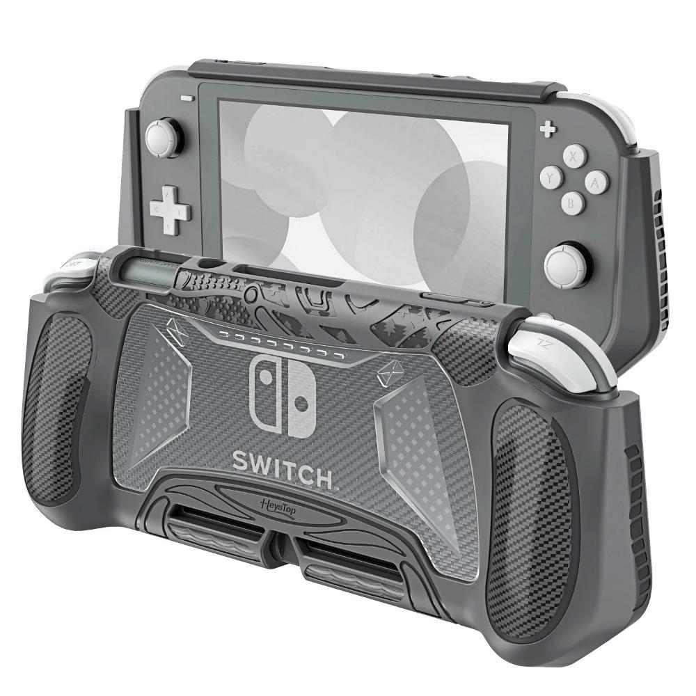 Защитный чехол для Nintendo Switch Lite с хранилищем игровых карт Чехол-держатель для Switch Lite, устойчивый к царапинам и скольжению, устойчивый к падениям