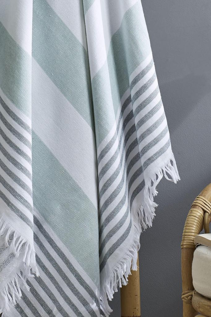 Serenity Büyük Boy Peştemal Havlu Deniz Plaj Banyo 90x170 cm %100 Pamuk