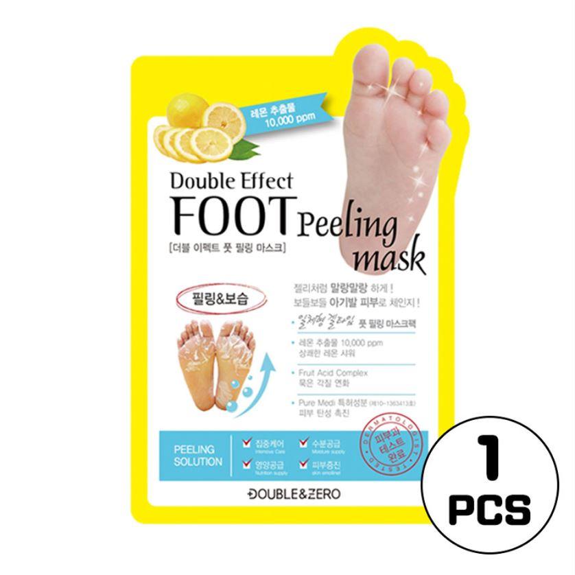 [КОРЕЯ АУТЕНТИЧНЫЙ] [DOUBLE&ZERO] Маска для ног с двойным эффектом 1 шт. 3 шт. 5 шт.
