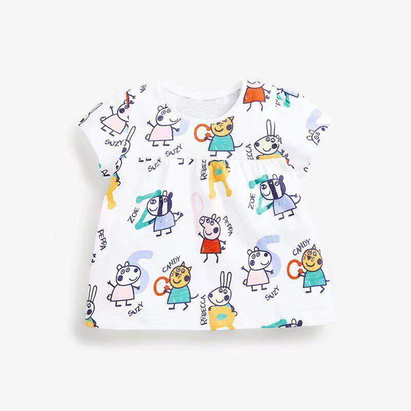 Baby Piggy Shirt Summer Clothes Underwear Short-Sleeved T-shirt