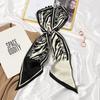 Long Neckerchief Skinny Hair Bands Women Silk Scarfs Fashion Headbands Bag Scarves Print Hairband Neck Scarf For Ladies 14x147cm