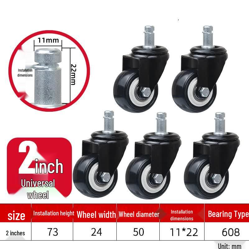 TZBN Universal Swivel Caster Wheels