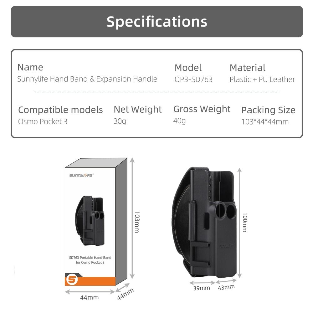 Расширение рамки расширения ручка шнурок новый ремешок защитный чехол для DJI Osmo Pocket 3