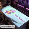 Custom Text Big Mousepad, Extended Desk Pad For Laptop Work GameKpop Demon Hunters