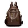 Soft Leather Backpack Multi-functional Bag Women's Backpack Commuting Large Capacity Leisure Travel Student Backpack