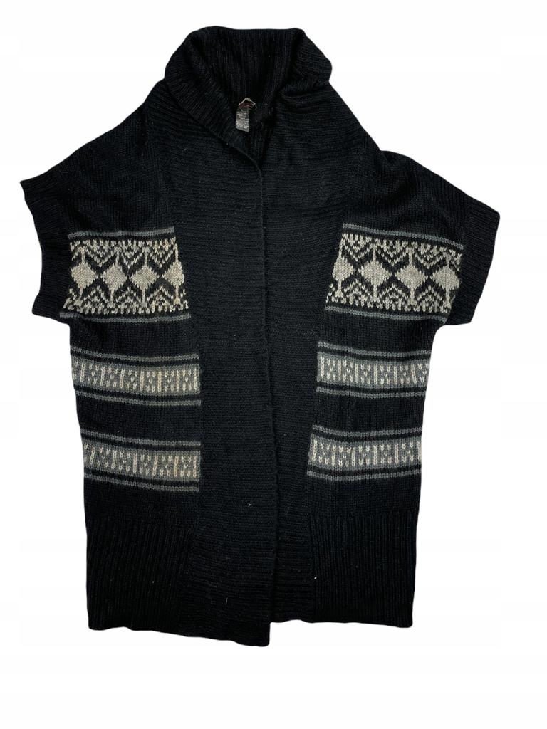 Black Women's Patterned Sweater Devoted L - Used