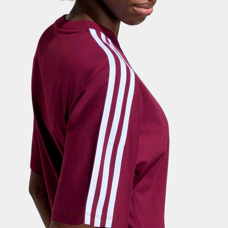 adidas Женская полосатая повседневная футболка