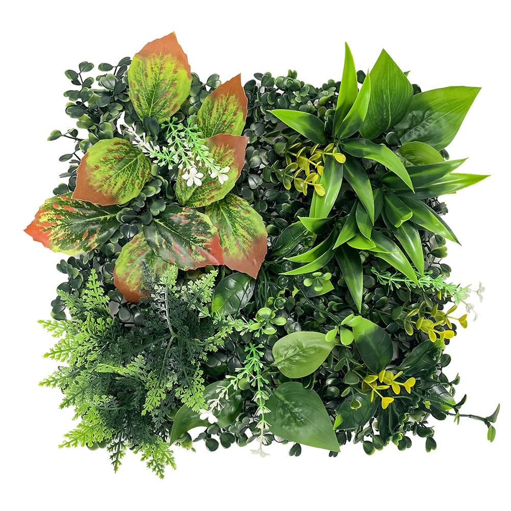 Вечная жизнь Искусственная стена из растений Панель Сделай сам Искусственный папоротник Трава Ширма для конфиденциальности