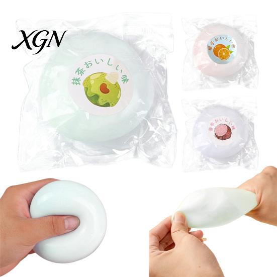 Adult Stress Toy Simulation Daifuku Squeeze Relief Slow Rising Bun Sensory Dessert Fidget Ball