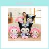 My Melody Kuromi Plush Figure With Cute Embroidered Details For Collectors And Plush Toy Enthusiasts