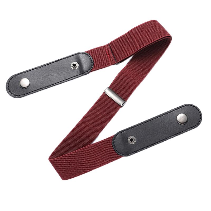 1 шт. поясной ремень без пряжек для джинсовых брюк без пряжки, эластичный поясной ремень для женщин